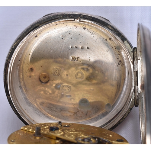 807 - A Victorian Open Face Silver Fusee Pocket Watch.  Hallmarked London 1860.  Movement - Hand-Wind.  SP... 