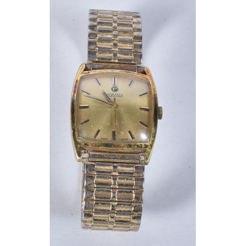 813 - Mens Vintage Roamer Gold Tone Watch.  Movement - Hand-Wind.  WORKING - Running.  Case Diameter (Inc ... 