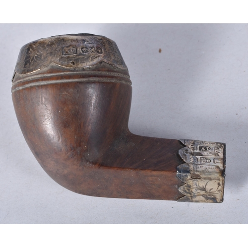 846 - A Selection of Silver Tobacania Items incl Cheroot Holder, Cigar Cutters, Vesta and Silver Collar Pi... 