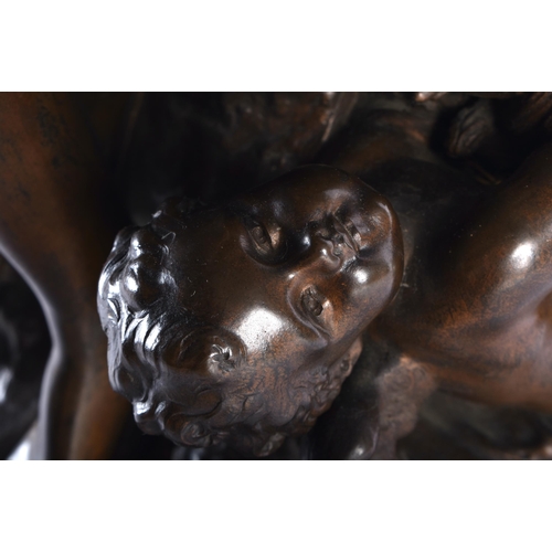 852 - Mathurin Moreau (1822-1912) Summer, Bronze, Susse Freres Foundry mark to reverse. 68 cm x 22 cm.