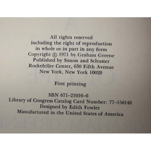 308 - Eight Graham Greene First Editions and a Proof Copy of Ways to Escape.  (9)