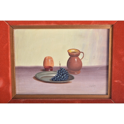 27 - A PAIR OF STILL LIFE OIL PAINTINGS. 30 cm x 24 cm.