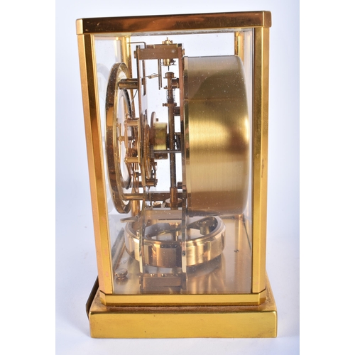 38 - A JAEGER LE COULTRE ATMOS CLOCK No 108304. 23 cm x 15.5 cm.