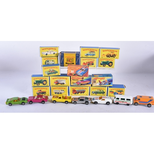 750 - ASSORTED VINTAGE MATCHBOX CARS. (qty)