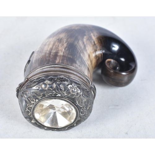 1897 - Antique Victorian .950 Silver Snuff Mull c1854. 70.2 grams. 8 cm x 6.25 cm.