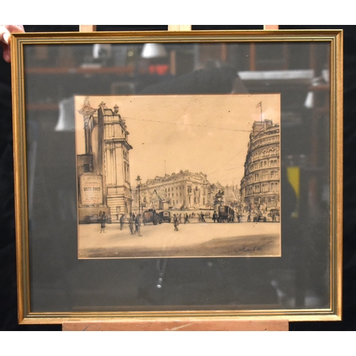 Joseph Ridley Radcliffe McCulloch (1893 - 1961) framed pencil sketch of ...
