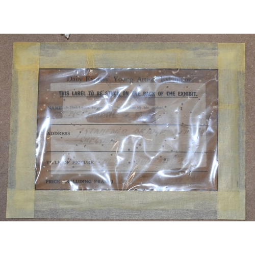 Joseph Ridley Radcliffe McCulloch (1893 - 1961) framed pencil sketch of ...