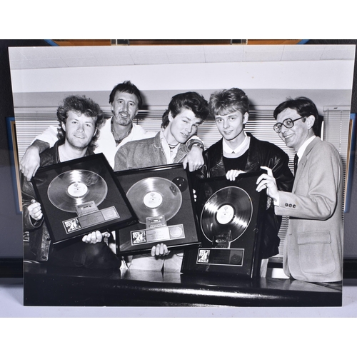 268 - AH- HA Hunting Hi and Low, Gold disc presented to Andy Wickham to commemorate the sale of more than ... 