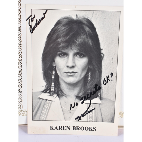 278 - Karen Brooks country music singer personal photograph album/scrapbook and dedication to Andrew Wickh... 