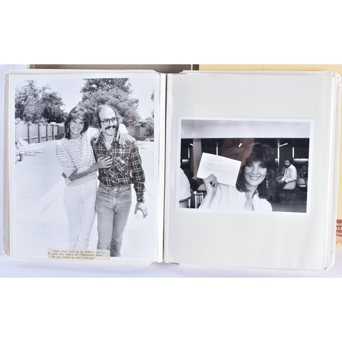 278 - Karen Brooks country music singer personal photograph album/scrapbook and dedication to Andrew Wickh... 