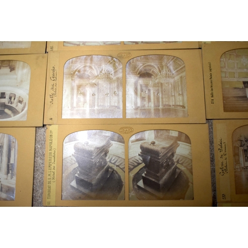 310 - Stereoscopic Photos /Hold To The Light collection of 34 Stereoscopic photographs with card surround,... 