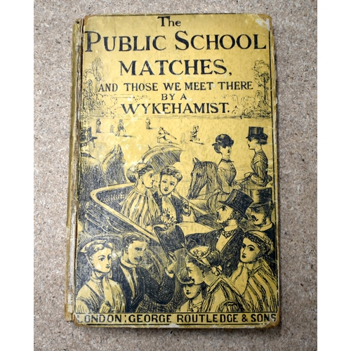 311 - [Cricket] The Public School Matches by a Wykehamist, small 8vo, pictorial boards, London 1867