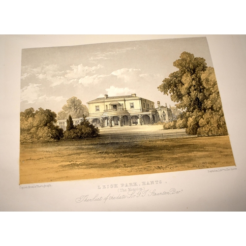 317 - Leigh Park, Hants, Seat of the Late Sir George Thomas Staunton, large folio, Sales Particulars, with... 