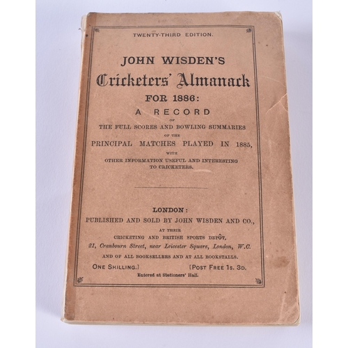 318 - Cricketers Almanack, John Wisden, 1886.