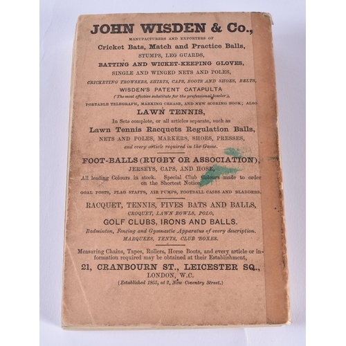 318 - Cricketers Almanack, John Wisden, 1886.