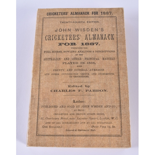 319 - Cricketers Almanack, John Wisden, 1887.