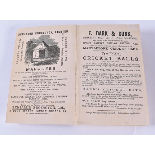 319 - Cricketers Almanack, John Wisden, 1887.