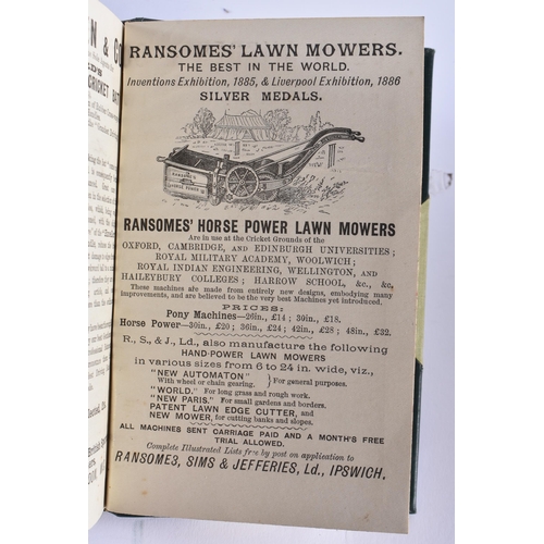 322 - Cricketers Almanack, John Wisden, 1888.