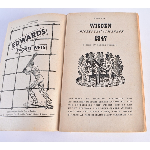 339 - Cricketers Almanack, John Wisden, 1947.