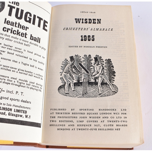 342 - Cricketers Almanack, John Wisden, 1950s to 1970s (qty)