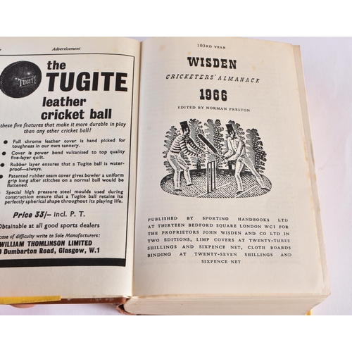 342 - Cricketers Almanack, John Wisden, 1950s to 1970s (qty)