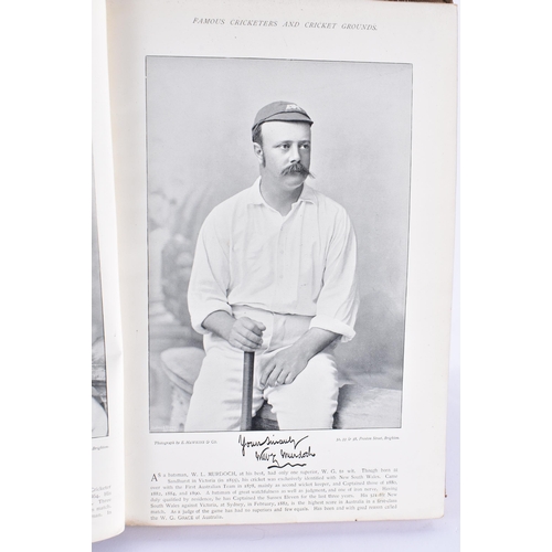 345 - Famous Cricket & cricket grounds 1895 C.W Alcock.