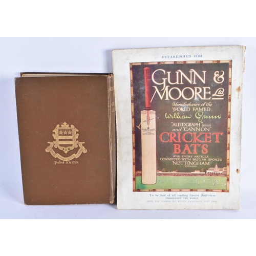 347 - A cricketers Log Gilbert Jessop, together with The Cricketer Annual 1924-1925. (2)