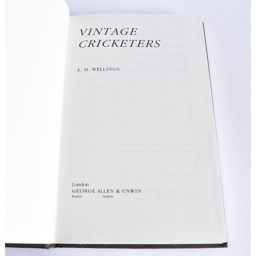 349 - Cricket Interest, Vintage Crickets E M Wellings, 46 not out etc. (7)