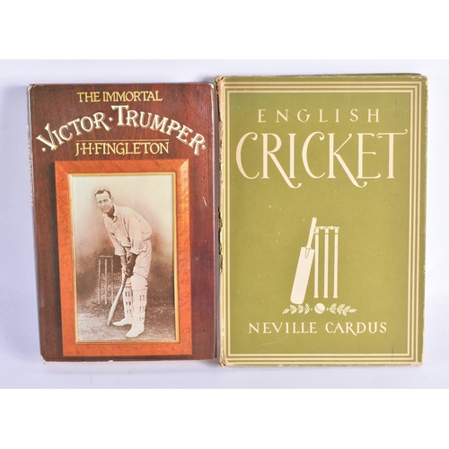 352 - Cricket Interest, English cricket by Cardus, Happy Cricket by Vicar, The War of the roses by A A Tho... 