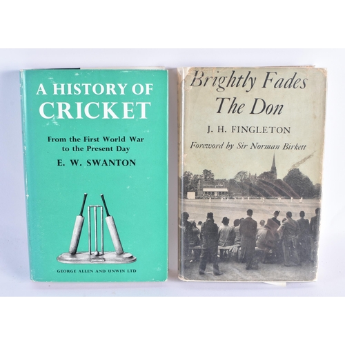 352 - Cricket Interest, English cricket by Cardus, Happy Cricket by Vicar, The War of the roses by A A Tho... 