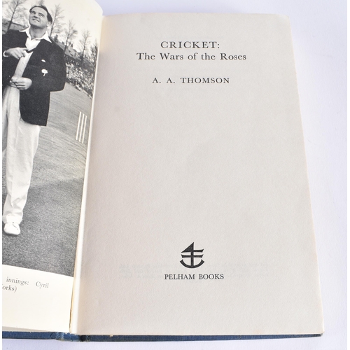 352 - Cricket Interest, English cricket by Cardus, Happy Cricket by Vicar, The War of the roses by A A Tho... 