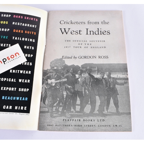 357 - Rare Multi Signed programme Cricketers from the west indies 1957 tour guide, together with Wisden bo... 