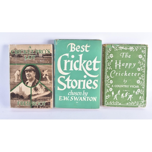 360 - Cricket Interest, Best cricket stories, A crickets pro lot, Concise book of cricket records. (7)