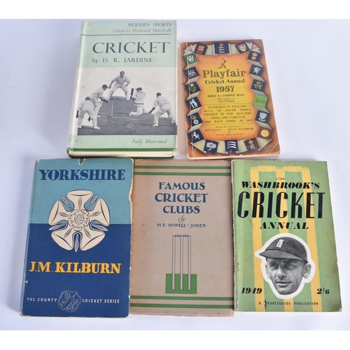 362 - Cricket Interest, Book of the Two Maurices, Cricket by Jardine, 100 years of Trent Bridge. (10)