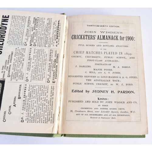 364 - Cricketers Almanack, John Wisden, 1900.