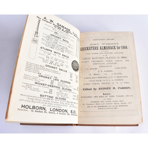 368 - Cricketers Almanack, John Wisden, 1904