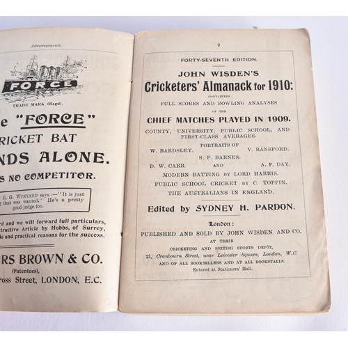 374 - Cricketers Almanack, John Wisden, 1910.