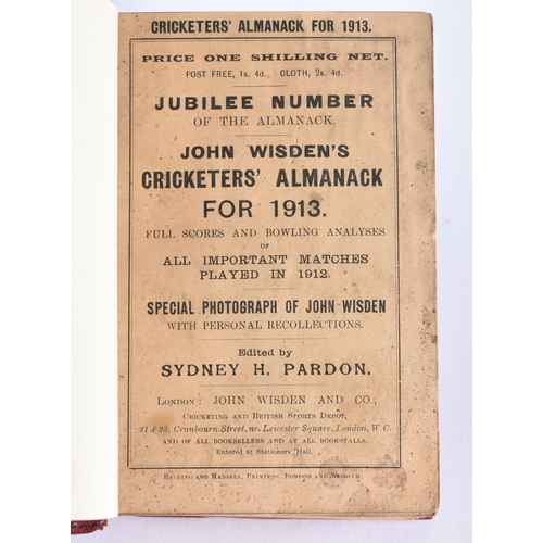 377 - Cricketers Almanack, John Wisden, 1913.