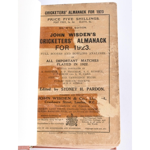 387 - Cricketers Almanack, John Wisden, 1923.