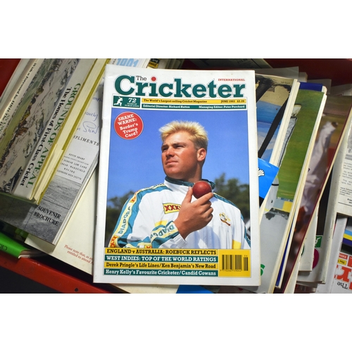 407 - Cricketing Interest, Magazines, ephemera etc. (qty)