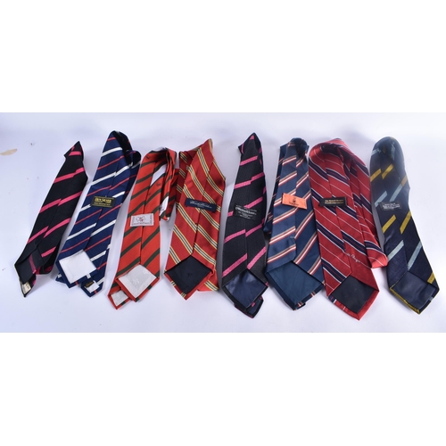 414 - Cricketing interest, 8 x silk & other ties. (8)