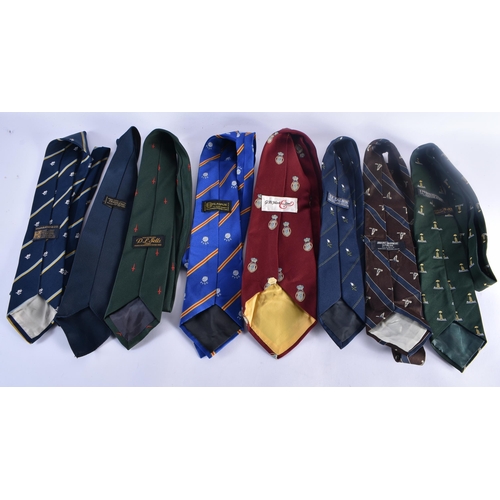 415 - Cricketing interest, 8 x silk & other ties. (8)