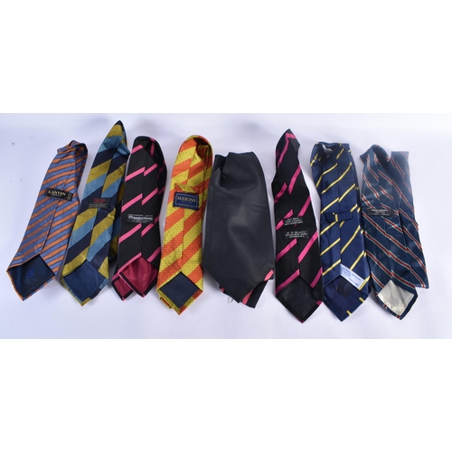 417 - Cricketing interest, 8 x silk & other ties. (8)