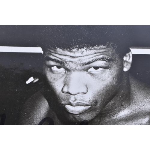 424 - Signed Boxing photograph 'Big John', World Premier all girl boxing ephemera etc. (qty)