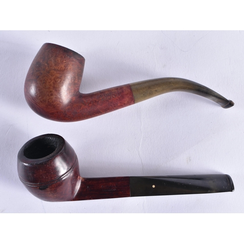 456 - Dunhill Estate Pipes Inc. Boxed Example C 1960, Bulldog & Bent Apple, Raydyot Antique Carriage Lamp ... 