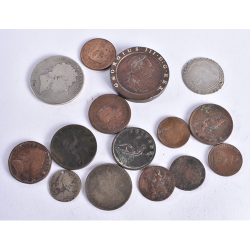 467 - A GOOD PRIVATE COLLECTION OF COINS including Duke of Argyle and Sir. Robert Walpole Medal, other ear... 