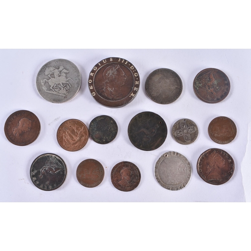 467 - A GOOD PRIVATE COLLECTION OF COINS including Duke of Argyle and Sir. Robert Walpole Medal, other ear... 