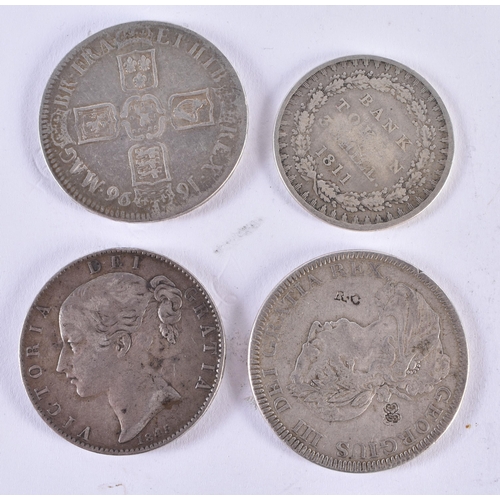 467 - A GOOD PRIVATE COLLECTION OF COINS including Duke of Argyle and Sir. Robert Walpole Medal, other ear... 