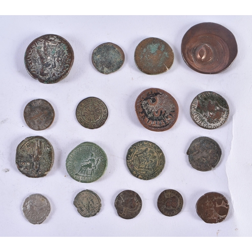 467 - A GOOD PRIVATE COLLECTION OF COINS including Duke of Argyle and Sir. Robert Walpole Medal, other ear... 