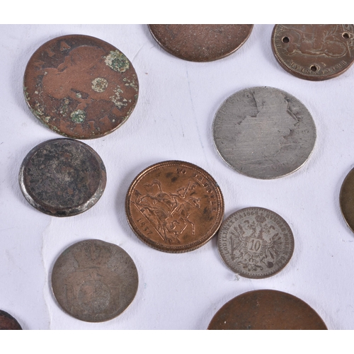 467 - A GOOD PRIVATE COLLECTION OF COINS including Duke of Argyle and Sir. Robert Walpole Medal, other ear... 